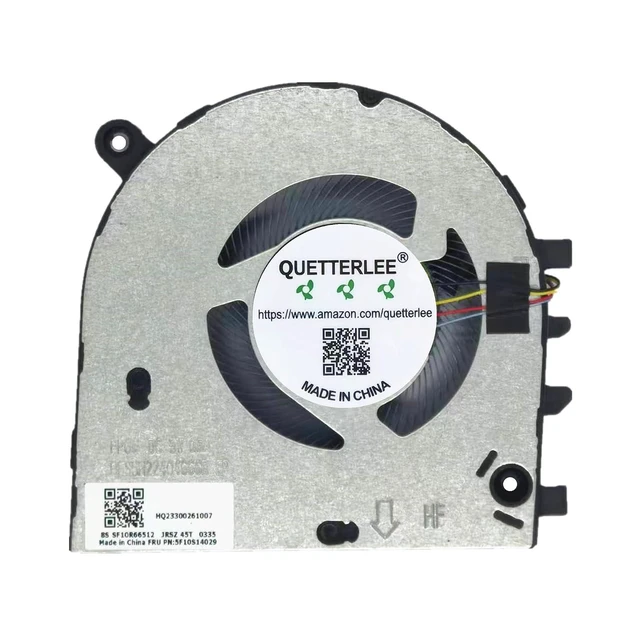 Alt view image 3 of 4 - Replacement New Laptop CPU + GPU Cooling Fan for Lenovo ThinkBook 14 G4 IAP APA ABA 14 G5 IRH ARP APO ThinkBook 14 G4+ IAP ARA ABA 14 G5+IRH ARP APO Series FPGW FPGX 5F10S14029 DC5V 0.5A Fan