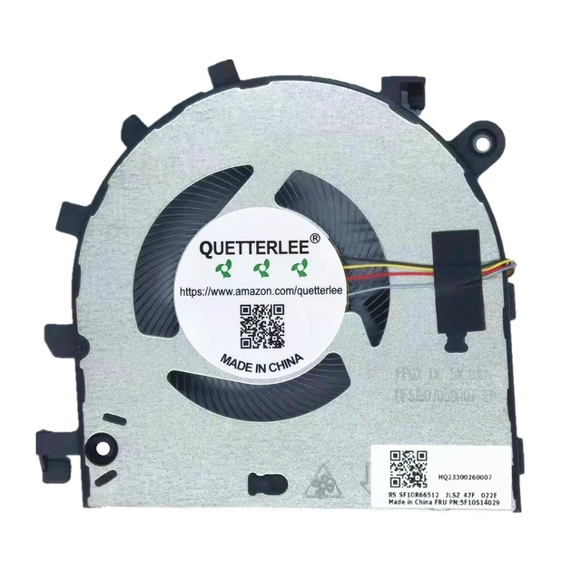 Alt view image 4 of 4 - Replacement New Laptop CPU + GPU Cooling Fan for Lenovo ThinkBook 14 G4 IAP APA ABA 14 G5 IRH ARP APO ThinkBook 14 G4+ IAP ARA ABA 14 G5+IRH ARP APO Series FPGW FPGX 5F10S14029 DC5V 0.5A Fan