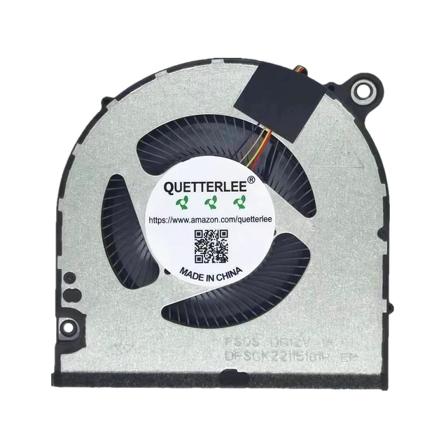 Alt view image 3 of 4 - New Laptop CPU+GPU Cooling Fan for Acer Nitro ANV15-51 ANV15-41 ANV15-51-51H9 ANV15-51-73B9 ANV15-51-532J N23Q22 Series DFSCK22115181R FS0S DFSCL12E16486N FS0R EG75091S1-1C040-S9A/1C020-S9A DC12V Fan