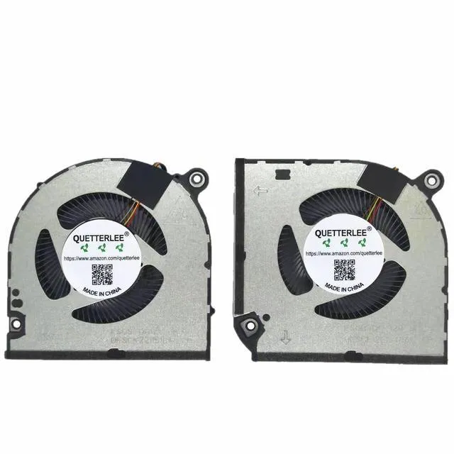 Alt view image 2 of 4 - New Laptop CPU+GPU Cooling Fan for Acer Nitro ANV15-51 ANV15-41 ANV15-51-51H9 ANV15-51-73B9 ANV15-51-532J N23Q22 Series DFSCK22115181R FS0S DFSCL12E16486N FS0R EG75091S1-1C040-S9A/1C020-S9A DC12V Fan