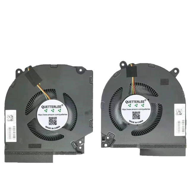 Alt view image 2 of 4 - New CPU + GPU Cooling Fan for HP Victus Gaming Laptop RTX3060/RTX3070/RTX4060 16-R 16-R0008CA 16-R0028CA 16-R0097NR 16-R0057NR 16-R0010NR OMEN 16-DW 16-DX TPN-C169 TPN-C170 Series N44738-001 DC12V FAN