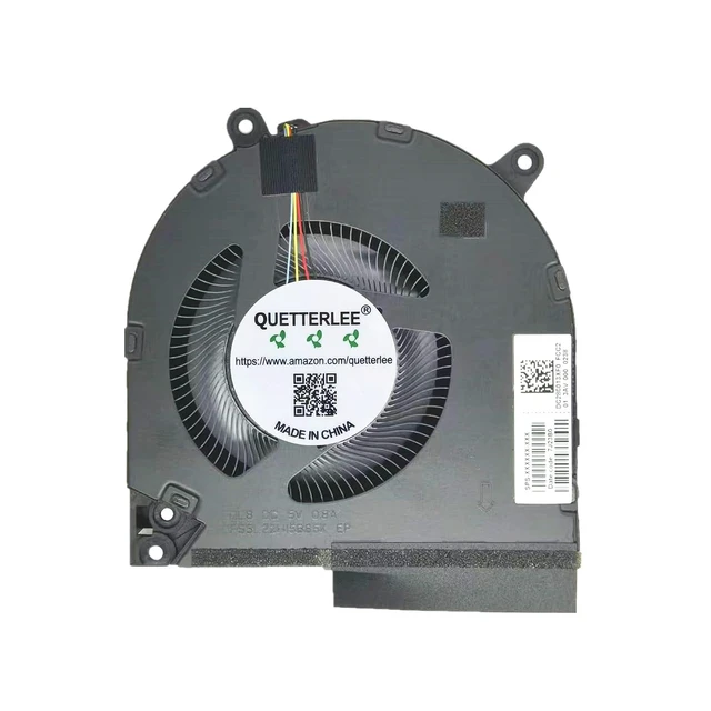 Alt view image 3 of 4 - New CPU + GPU Cooling Fan for HP Victus Gaming Laptop RTX3060/RTX3070/RTX4060 16-R 16-R0008CA 16-R0028CA 16-R0097NR 16-R0057NR 16-R0010NR OMEN 16-DW 16-DX TPN-C169 TPN-C170 Series N44738-001 DC12V FAN