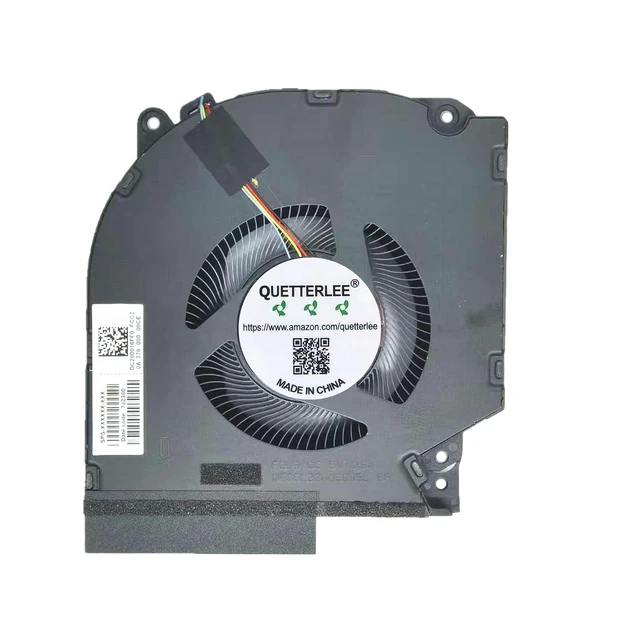 Alt view image 4 of 4 - New CPU + GPU Cooling Fan for HP Victus Gaming Laptop RTX3060/RTX3070/RTX4060 16-R 16-R0008CA 16-R0028CA 16-R0097NR 16-R0057NR 16-R0010NR OMEN 16-DW 16-DX TPN-C169 TPN-C170 Series N44738-001 DC12V FAN