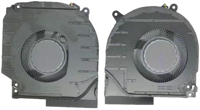 Main image of New CPU + GPU Cooling Fan for HP Victus Gaming Laptop RTX3060/RTX3070/RTX4060 16-R 16-R0008CA 16-R0028CA 16-R0097NR 16-R0057NR 16-R0010NR OMEN 16-DW 16-DX TPN-C169 TPN-C170 Series N44738-001 DC12V FAN