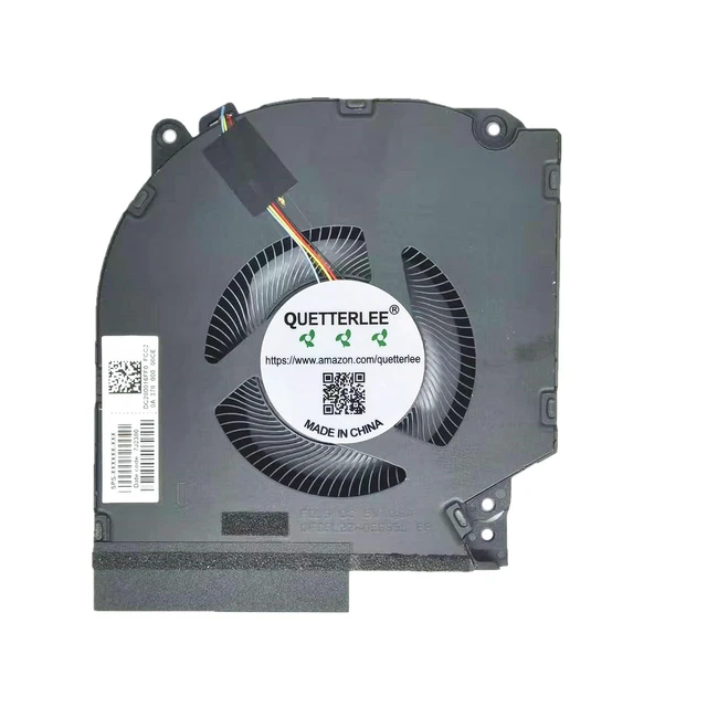 Alt view image 4 of 4 - New CPU + GPU Cooling Fan for HP Victus Gaming Laptop RTX3050 16-R 16-R0008CA 16-R0028CA 16-R0097NR 16-R0057NR 16-DW 16-DX TPN-C169 TPN-C170 Series FQL8 FQL9 DC 5V Fan (Not Applicable to 12V Fan)