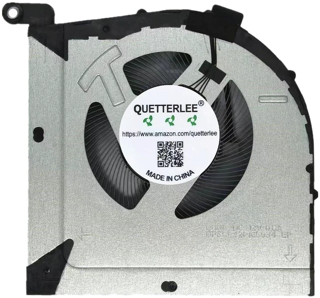 Alt view image 4 of 4 - New Laptop CPU + GPU Cooling Fan for Lenovo RTX4060 LOQ 15IRH8 GeekPro G5000 IRH8 G5000 APH8 Series DFSCL42P165934 FQRL DFSCL42P065934 FQRK DC 12V 0.6A Fan Not Available for RTX4050 Series