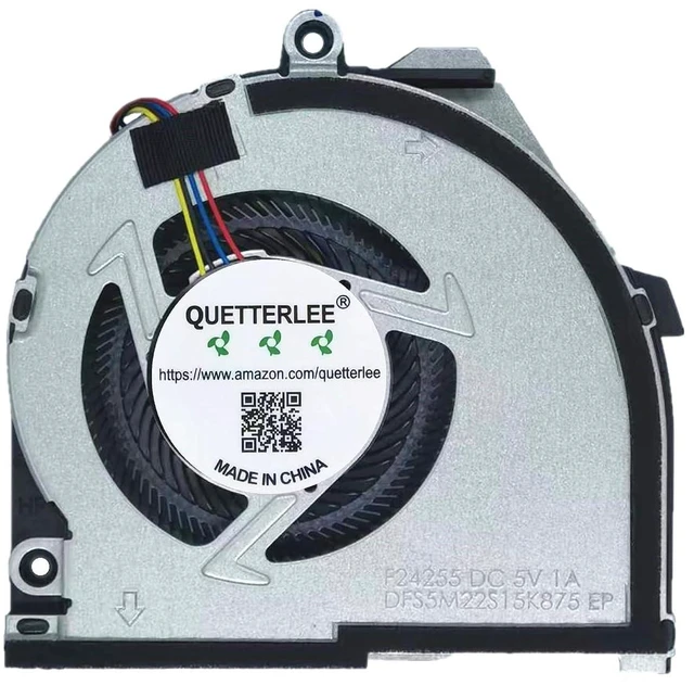 Alt view image 4 of 4 - New Laptop CPU + GPU Cooling Fan for Asus TUF Gaming FX608J FX608LP FX608JPR FX608JMR14650-0EAEXHB8X10 Series 13NR0MJ0P01021 13NR0MJ0P02021 DFS5M22S05K875 F24256 DFS5M22S15K875 F24255 DC 5V 1A Fan