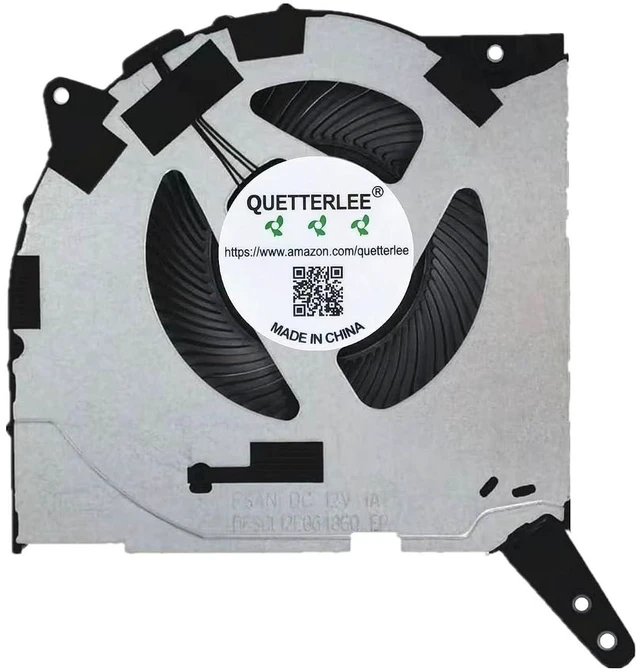 Alt view image 3 of 4 - New Laptop CPU + GPU Cooling Fan for Lenovo Y7000 IRX9 2024 / R7000 APH9 2024 Series FSAN DFSCL12E06486Q FSAQ DFSCL12E16486Q DC 12V Fan