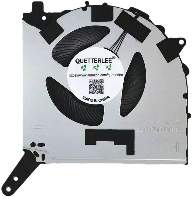 Alt view image 4 of 4 - New Laptop CPU + GPU Cooling Fan for Lenovo Y7000 IRX9 2024 / R7000 APH9 2024 Series FSAN DFSCL12E06486Q FSAQ DFSCL12E16486Q DC 12V Fan