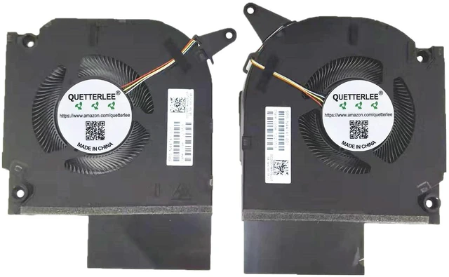 Main image of New Laptop CPU + GPU Cooling Fan for HP OMEN 9 Plus 16-U 16-WF 16-XF TPN-C167 TPN-C168 Series N44741-001 MG75090V1-C460-S9A MG75090V1-C450-S9A DC 5V Fan