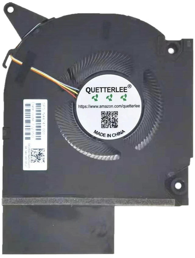 Alt view image 3 of 4 - New Laptop CPU + GPU Cooling Fan for HP OMEN 9 Plus 16-U 16-WF 16-XF TPN-C167 TPN-C168 Series N44741-001 MG75090V1-C460-S9A MG75090V1-C450-S9A DC 5V Fan