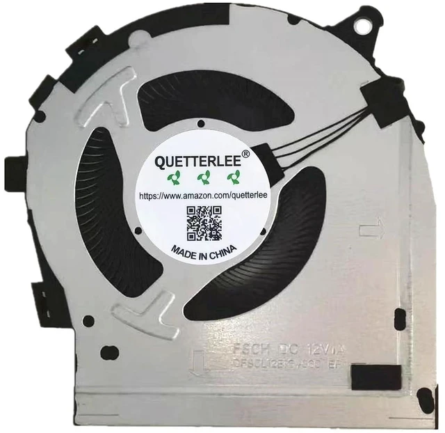 Alt view image 4 of 4 - New Laptop CPU + GPU Cooling Fan for Lenovo Legion 5 16IRX9 83DG y7000p IRX9 2024 Series FSCG DFSCL12E06486C FSCH DFSCL12E16486C DC 12V Fan