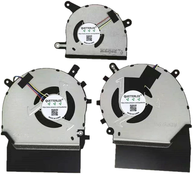 Alt view image 2 of 2 - New Laptop CPU + GPU + Hard Disk Small Cooling Fan for ASUS ROG Stric G615 G635 Series F24172 DFSCK221051823 DC12V F24171 DFSCL42P16593A DC12V F24169 DFS1507058U0T DC5V Fan