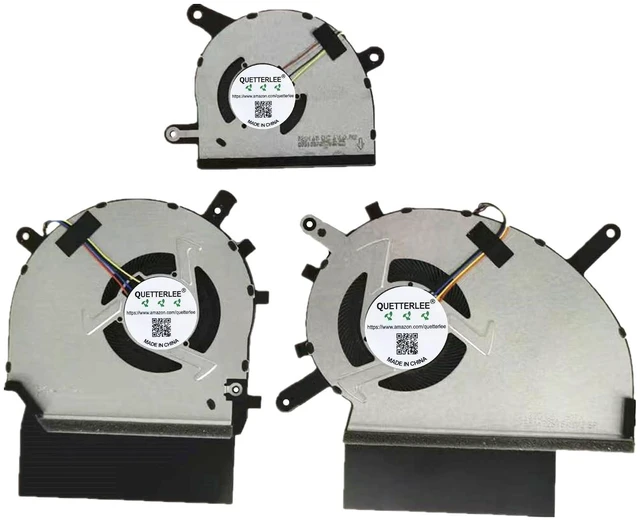Alt view image 2 of 2 - New Laptop CPU + GPU + Hard Disk Small Cooling Fan for ASUS ROG Stric G815 G835 Series F24319 DFS5M22S05K87Z DC5V F24320 DFS5M22S15K87Z DC5V F24169 DFS1507058U0T DC5V Fan