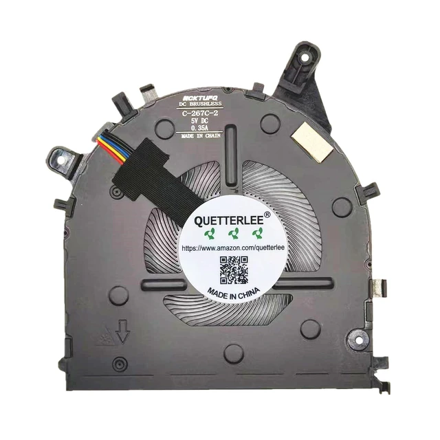 Alt view image 2 of 2 - New Laptop CPU Cooling Fan for Lenovo Thinkpad Intel Version E14 GEN2 GEN3 GEN4 E15 GEN2 GEN3 GEN4 Series C-271C-1 5F10Z58243 DC28000FTT0 DC 5V Fan Note: Intel Version.