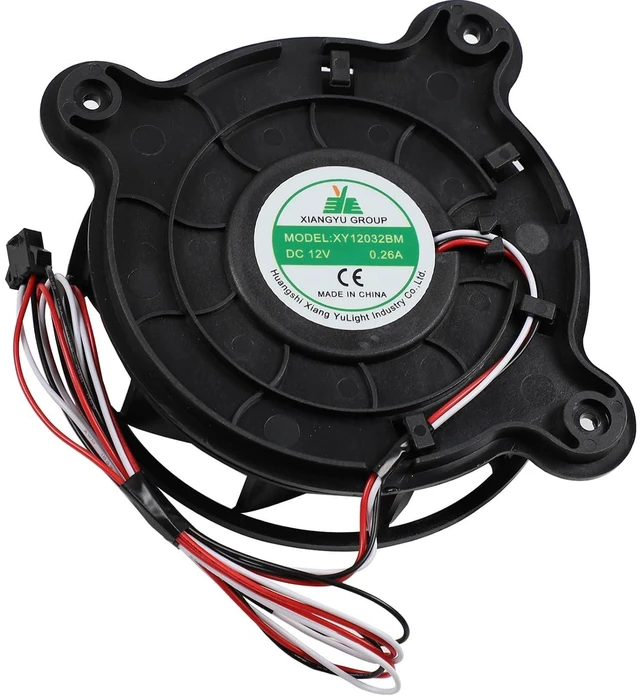 Alt view image 5 of 7 - XY12032BM Refrigerator Cooling Fan Fit for Galanz Upright Fridge Freezer