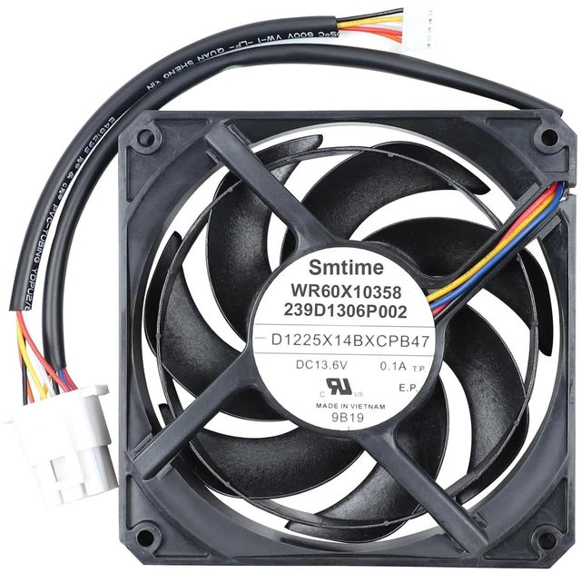 Main image of WR60X10358 D1225X14BXCPB47 Refrigerator Condenser Fan Motor for GE