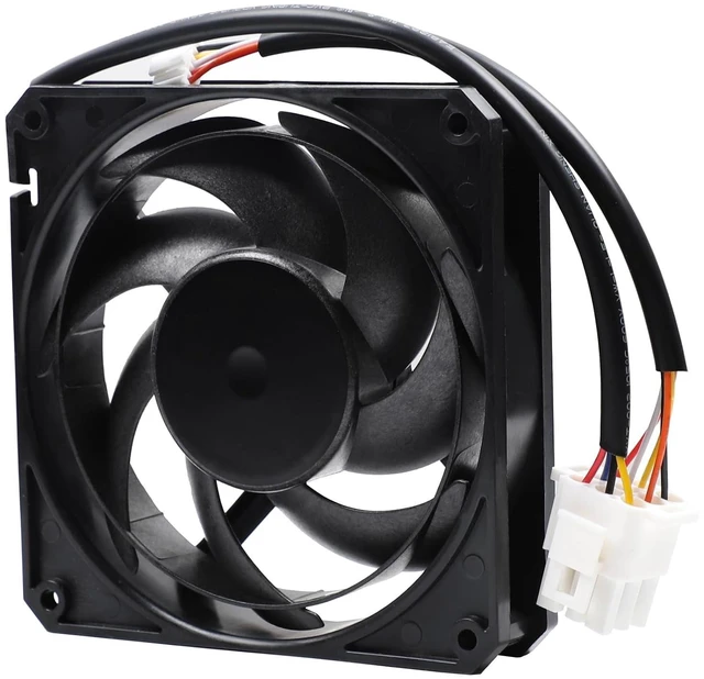 Alt view image 7 of 7 - WR60X10358 D1225X14BXCPB47 Refrigerator Condenser Fan Motor for GE