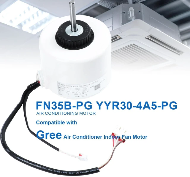 Alt view image 2 of 6 - FN35B-PG YYR30-4A5-PG Air Conditioner Indoor Motor for Gree, 208-230V