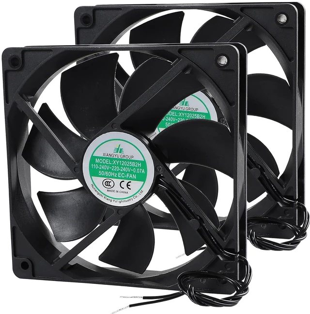 Main image of XY12025B2H EC High Air Volume Boosting Cooling Fan, 110-240V~220-240V 2PCS
