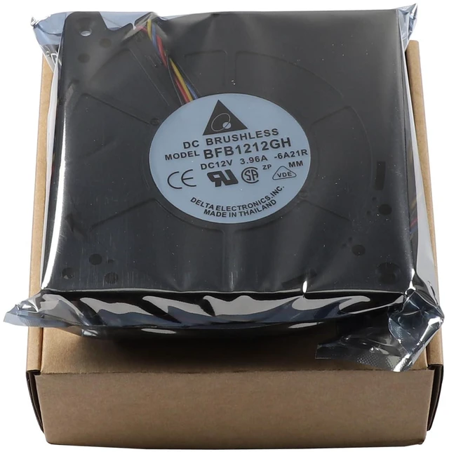Alt view image 6 of 7 - BFB1212GH Cooling Fan 120x120x32mm 12V 3.96A 4-Wire BFB1212GE-6A21R