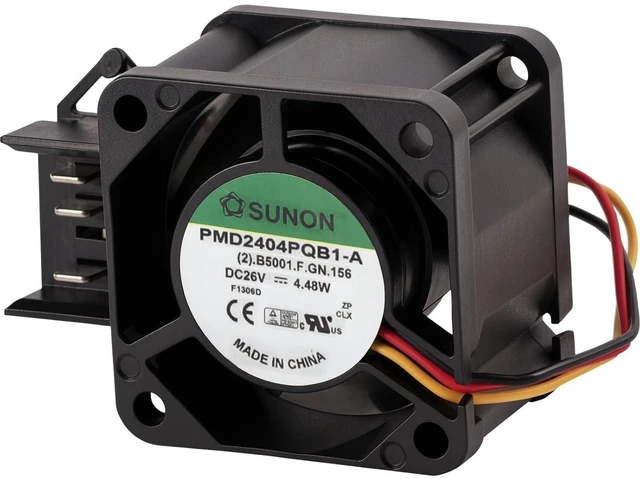 Alt view image 3 of 7 - PMD2404PQB1-A (2).B5001.F.GN.I56 Frequency Converter Inverter Fan, DC 26V