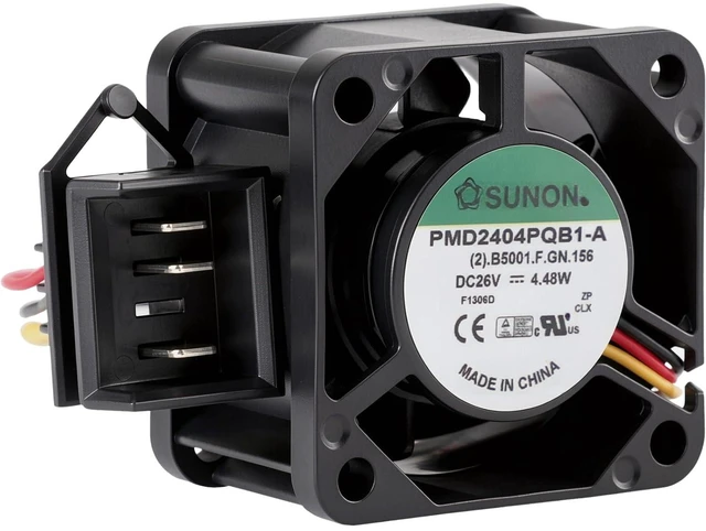 Alt view image 4 of 7 - PMD2404PQB1-A (2).B5001.F.GN.I56 Frequency Converter Inverter Fan, DC 26V