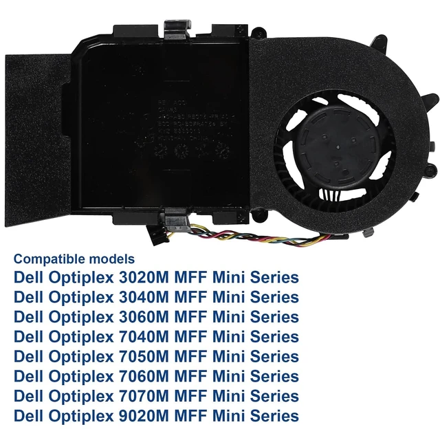 Alt view image 2 of 6 - CPU Cooling Fan for Dell Optiplex 3020M 3040M 3060M 7040M 7050M 7060M 7070M
