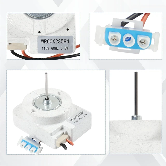 Alt view image 5 of 7 - GTS17DTNBRBB GTH18EBT2RBB Refrigerator Evaporator Fan Motor for GE Models