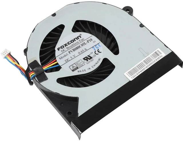 Alt view image 3 of 7 - CPU Cooling Fan for Intel NUC 11 Pro 12 Pro 13 Pro 14 Pro NUC11TNH NUC11TNK NUC12WSH NUC12WSK NUC13ANH NUC13ANK NUC14RVH NUC14RVK NUC14RVS PVB080C05L-P10-01 BAZC0810R5HY006 BAZC0810R5HY010