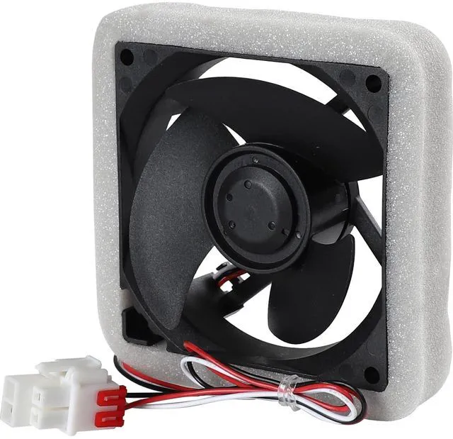 Alt view image 4 of 6 - Refrigerator Evaporator Fan Motor for Samsung RF28HFEDBSR/AA RF28HMEDBSR/AA RF28HDEDBSR/AA RF30HBEDBSR/AA RF30HDEDTSR/AA RF30KMEDBSG/AA RF30KMEDBSR/AA RF34H9960S4/AA RF34H9950S4/AA RF263BEAESG/AA