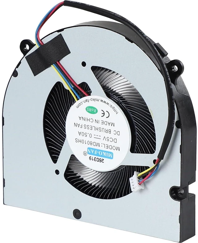 Alt view image 4 of 7 - BF08010H05FP CPU Cooling Fan for MINI PC Desktop MD8010HS