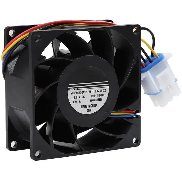 Main image of WR60X26866 Evaporator Fan Motor for GE Refrigerator Part V80E14MS2A3-57A611