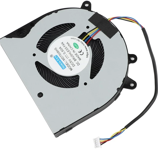 Alt view image 3 of 7 - MD7508HS BF07507H05FP CPU Cooling Fan Replacement for Mini PC, 1.25 Interface, DC 5V 0.5A, 4-Pin, MX1.25
