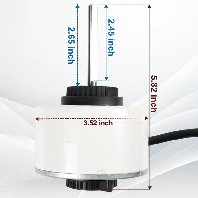 Alt view image 2 of 6 - FN60B-ZL ZWR50-F Air Conditioning DC Brushless Fan Motor for Gree