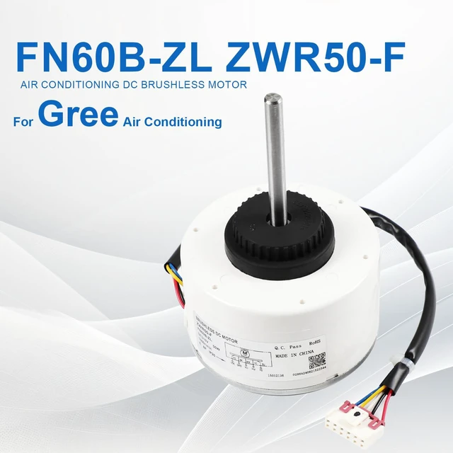Alt view image 4 of 6 - FN60B-ZL ZWR50-F Air Conditioning DC Brushless Fan Motor for Gree