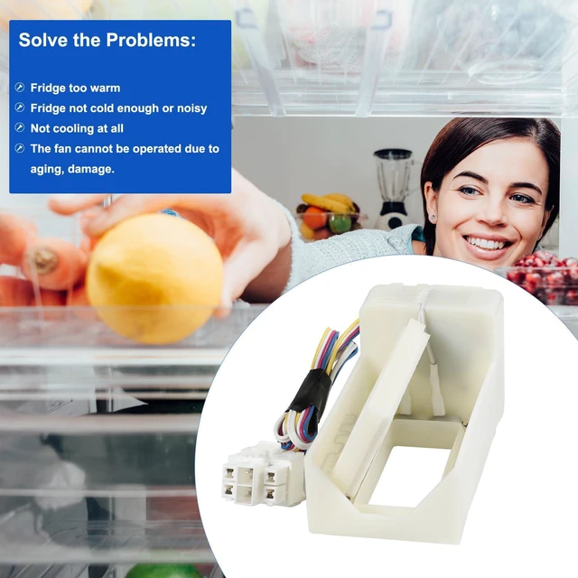 Alt view image 6 of 7 - FBZA-1750-7 Refrigerator Air Duct Electric Damper for Midea BCD-536WKM