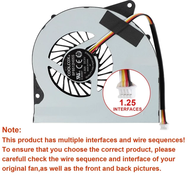 Alt view image 2 of 6 - BF8512H05S CPU Blower Cooling Fan for Ace Magician Acemagic Mini PC