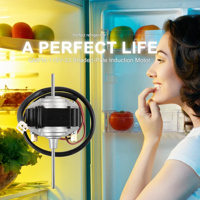 Alt view image 7 of 7 - ZYD-2J-22 Refrigerator Refrigeration Fan Motor, 115V 60Hz, 1550RPM
