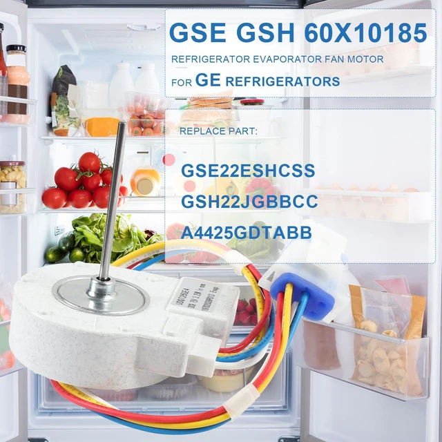 Alt view image 2 of 7 - WR60X10185R GSE22ESHCSS GSH25JSTASS Evaporator Fan Motor for GE