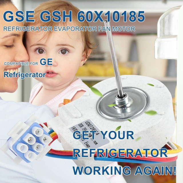 Alt view image 7 of 7 - WR60X10185R GSE22ESHCSS GSH25JSTASS Evaporator Fan Motor for GE