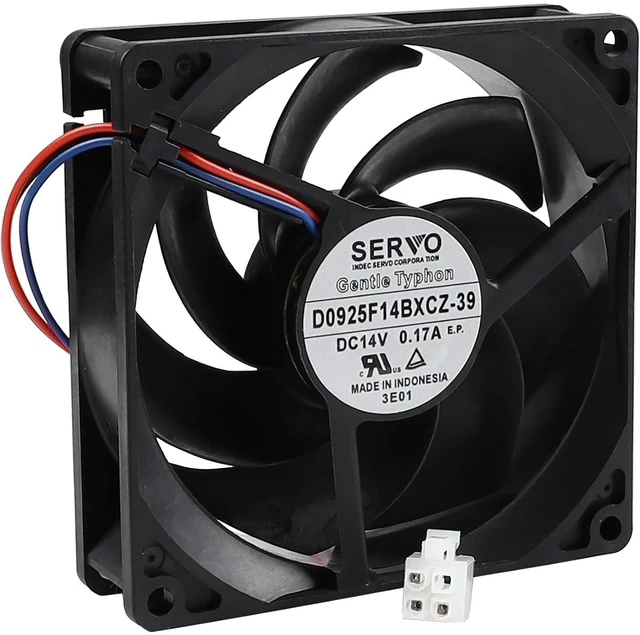 Main image of W10633627 Refrigerator Evaporator Fan Motor for Whirlpool Kitchen Aid