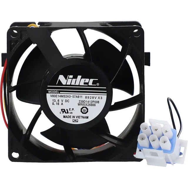 Alt view image 7 of 7 - Refrigerator Evaporator Fan Motor for GE GFE28GMKBES GFE28HSHGSS PFE28KMKGES GFE28GMKCES GFE28GMKDES GFE28GMKEES GFE28GMKJES GFE28GSKBSS GFE28GSKHSS GFE28HSHFSS GFE28HSKESS DFE28JBLETS GFD28GSLBSS