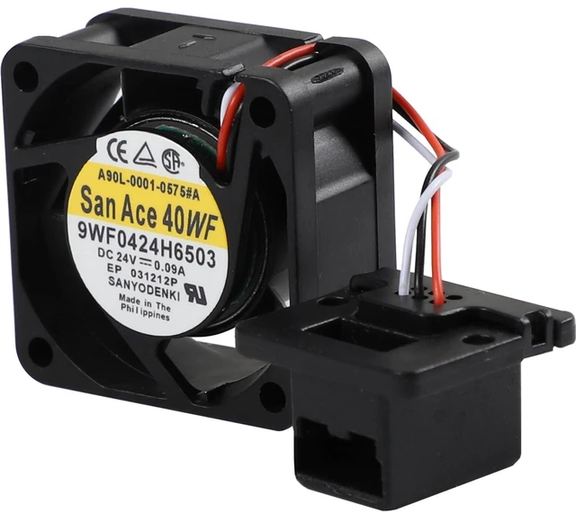 Alt view image 3 of 7 - 9WF0424H6503 A90L-0001-0575#A Cooling Fan for FANUC Industrial Machine Tool