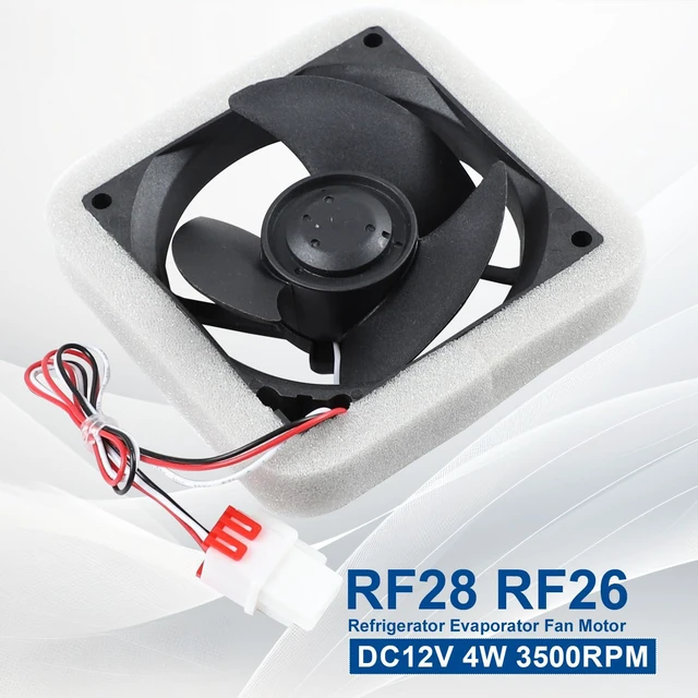 Alt view image 5 of 7 - Refrigerator Evaporator Fan Motor for Samsung RF28HFEDBSR RF28HMEDBSR RF28HDEDBSR RF28HFEDTSR RF263BEAESR RF28R7201SR RF26HFENDSR RF263BEAESG RF28R6241SR RF23HCEDBSR RF261BEAESG RF22KREDBSR