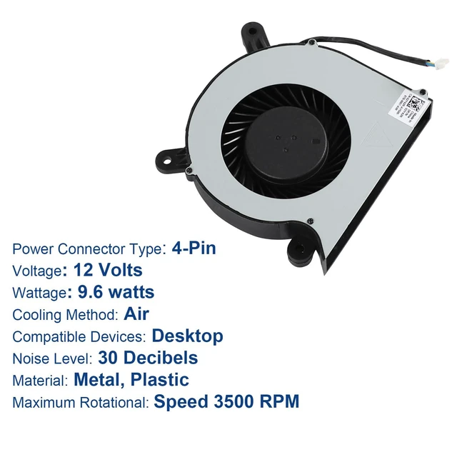 Alt view image 5 of 6 - 02Y42R 2Y42R BAZB0815R2U P012 CPU Cooling Fan for Dell All in One Desktop