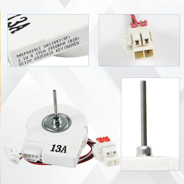 Alt view image 5 of 6 - RF266AERS RF265ABWP RF4287HARS RF265ABPN Evaporator Fan Motor for Samsung