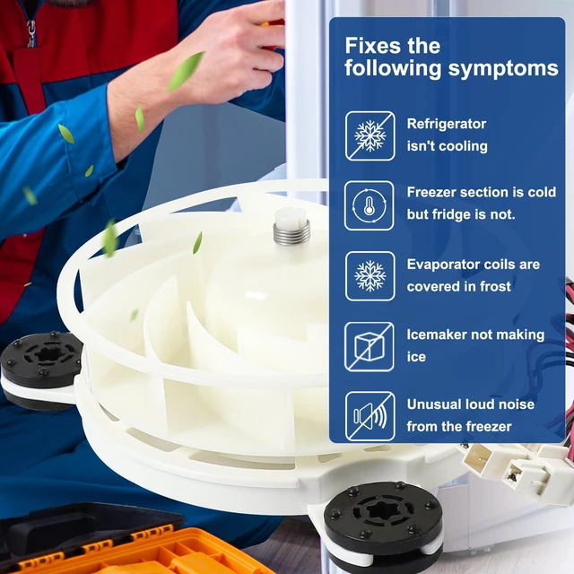 Alt view image 6 of 7 - ZWF-30-3 B15190.4-12 (A1) Refrigerator Cooling Fan Motor, 12V 3W 3-Wire
