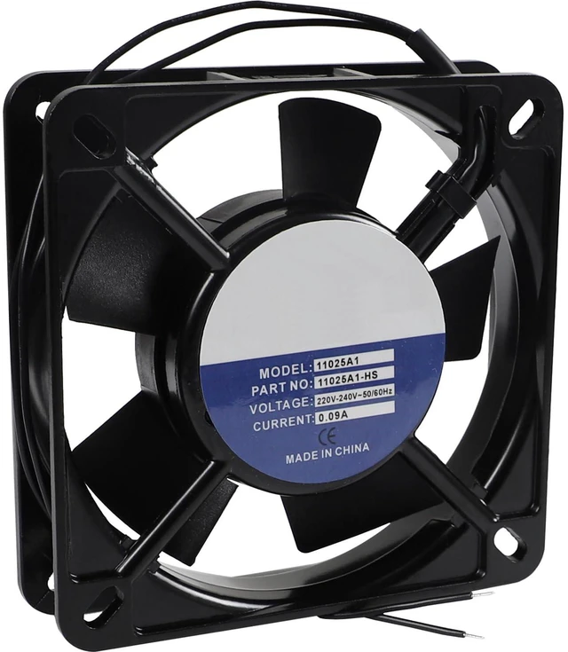 Alt view image 4 of 7 - 11025A1-HS Silent Cooling Fan, Model: 11025A1 AC 220V-240V 110x110x25mm
