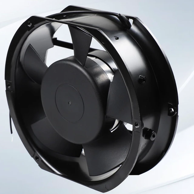 Alt view image 5 of 6 - FP-108EX-S1-B Ball Bearing Cooling Fan AC 110V 50/60Hz 38W 0.50A